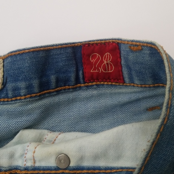 Womens QuikJean Distressed Shorts size 28 - Picture 4 of 8